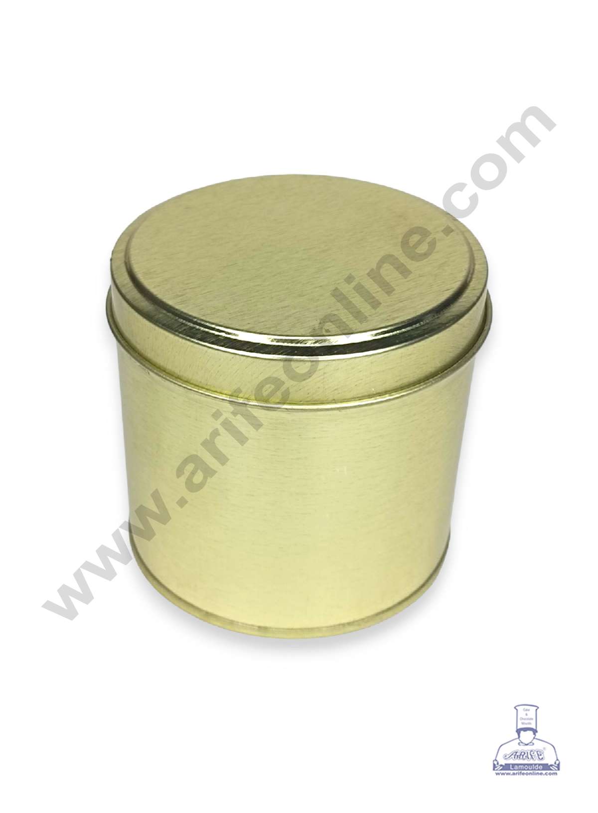 Small Dream Cake Tin | Gift Box | Chocolate Box | Jewellery Box - Gold (MOQ 50 PCS) (RE)
