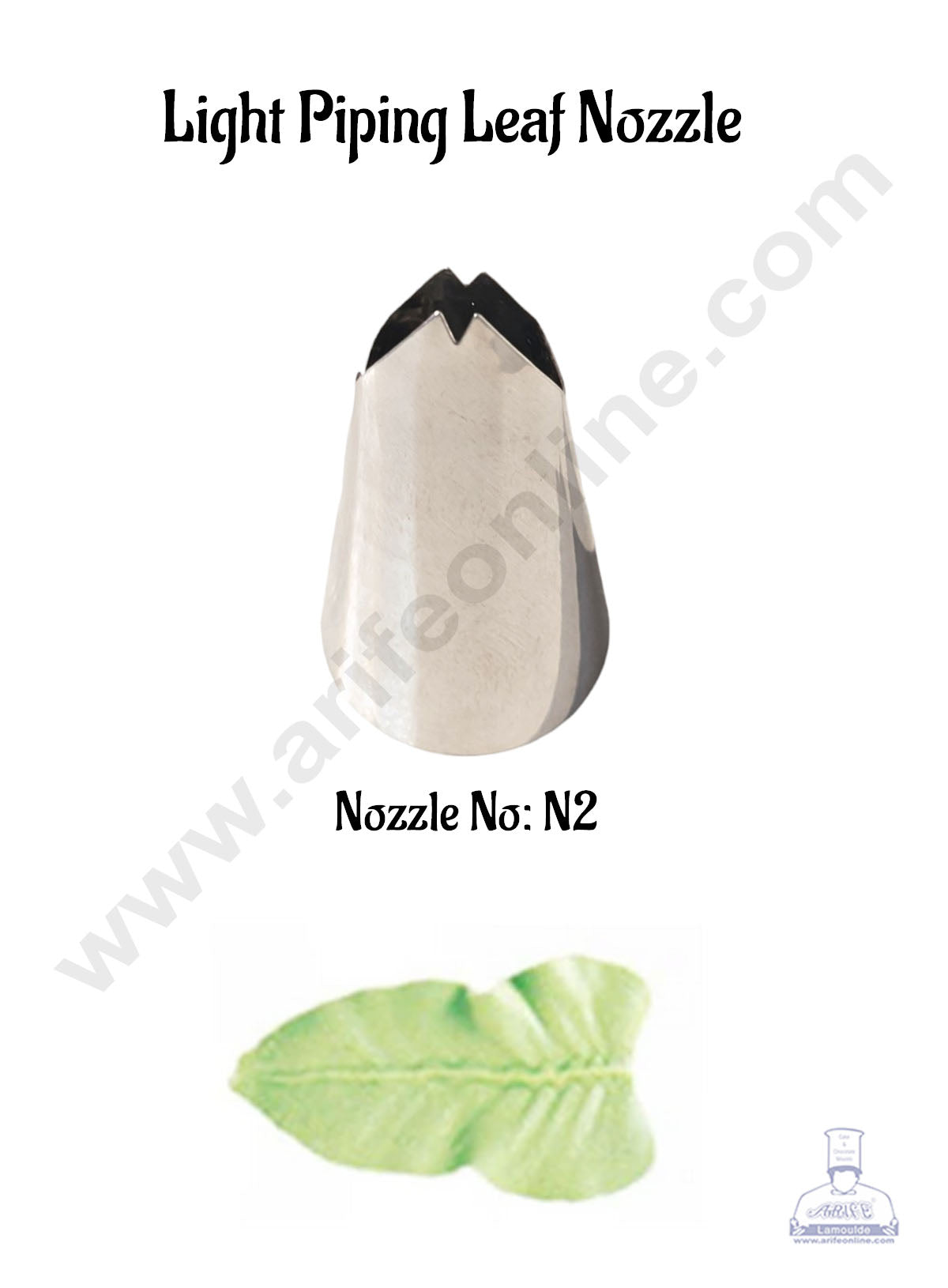 Light Piping Nozzle No. N2 | Leaf Design (MOQ 50 PCS)