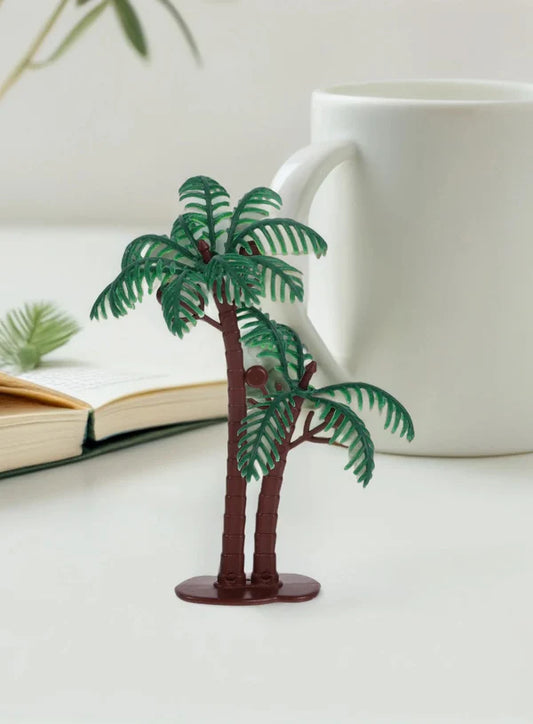 1 Piece Mini Artificial Palm Tree Cake Topper (SBTO-Palm) (MOQ 12 PCS) (E)