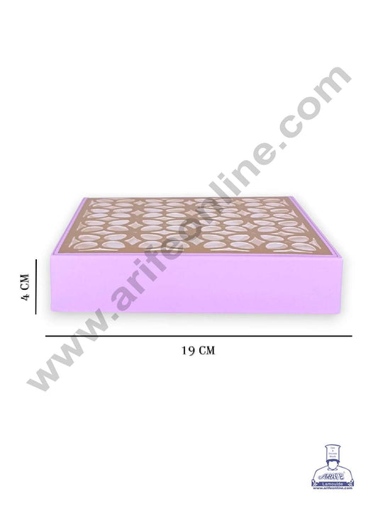 16 Cavity Chocolate Box with Cavity & Cutout Window Without Handle ( 10 Piece Pack ) - Light Purple (MOQ 12 PACK) (RDD)