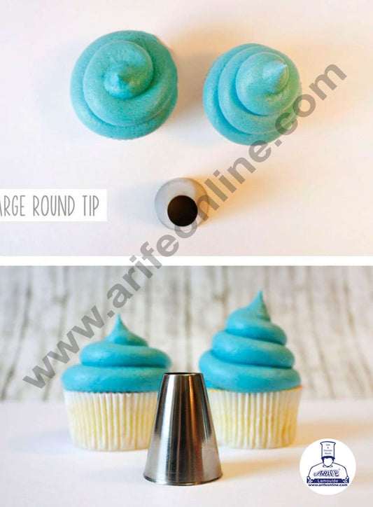 MRF Icing Nozzle no 346 | Round Piping Nozzle for Cake & Cupcake Decoration (MOQ 50 PCS)