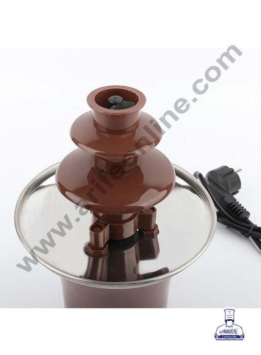 Mini 3 Tier Chocolate Fountain - Stainless Steel Machine - Fountain for Parties (MOQ 6 PCS)