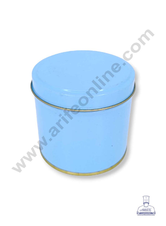 Small Dream Cake Tin | Gift Box | Chocolate Box | Jewellery Box - Sky Blue (MOQ 50 PCS) (RE)