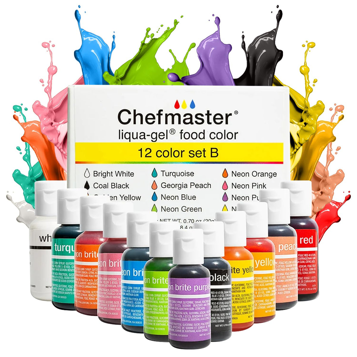 Chefmaster Gel colours