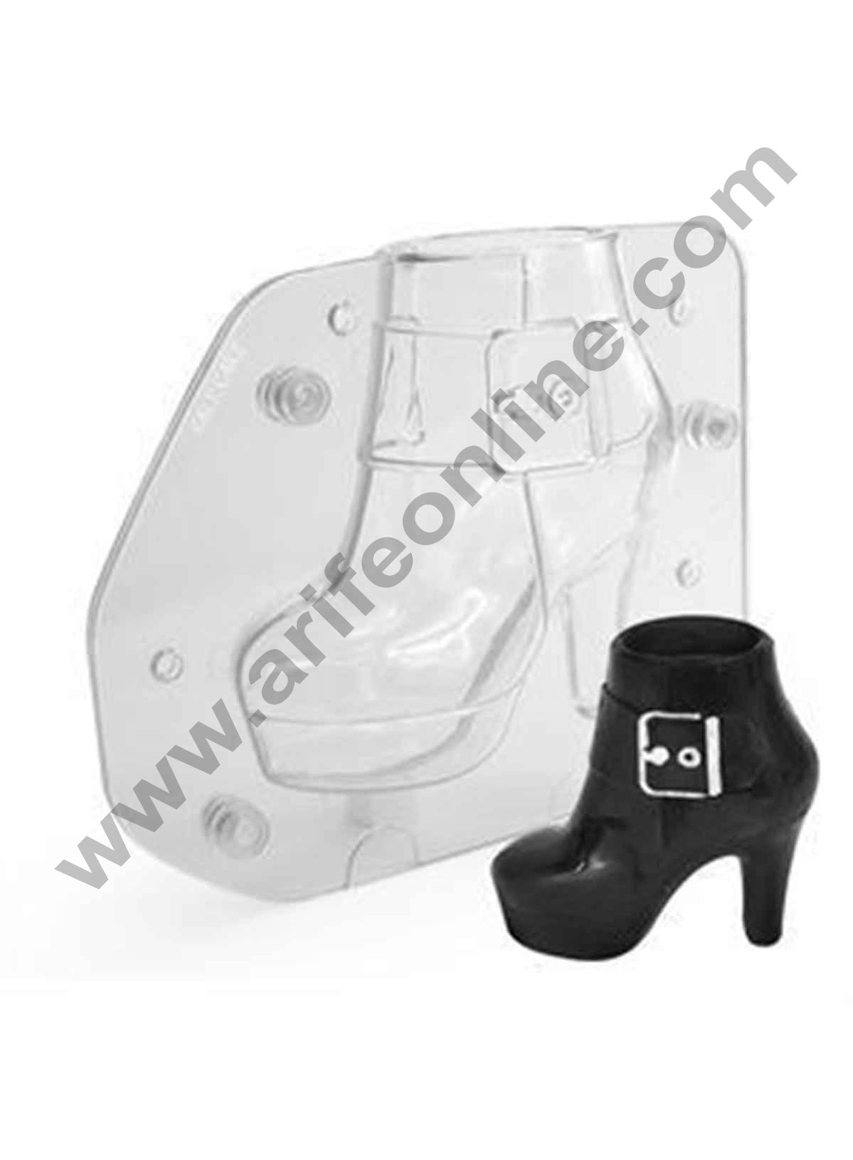 Cake Decor Polycarbonate 3D Ladies Boot Chocolate Mold Cake Decorating Chocolate Mould Tools