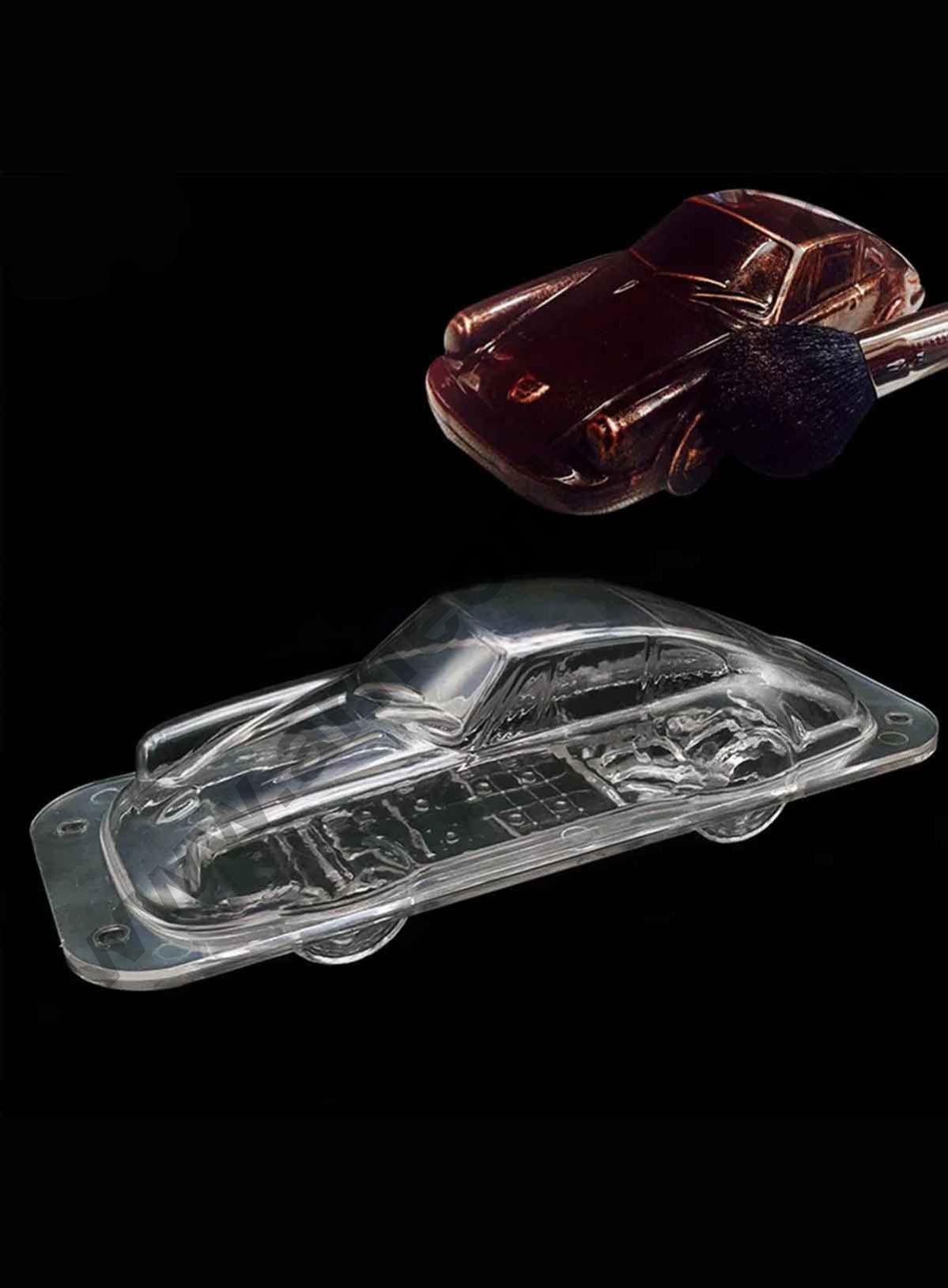 Cake Decor Polycarbonate 3D Sedan Car Chocolate Mold Cake Decorating Chocolate Mould Tools