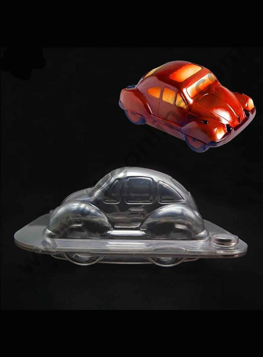 Cake Decor Polycarbonate 3D Vintage Car Chocolate Mold Cake Decorating Chocolate Mould Tools