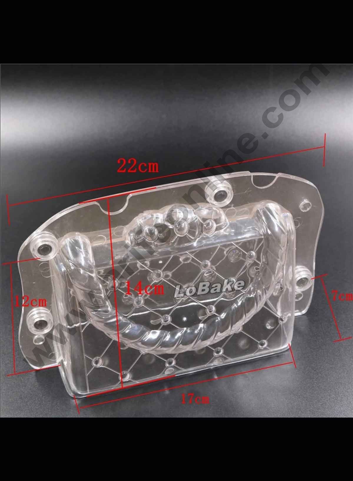 Cake Decor Polycarbonate 3D Ladies Purse Wallet Chocolate Mold Cake Decorating Chocolate Mould Tools