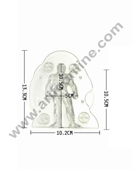 Cake Decor Polycarbonate 3D Spider Man Chocolate Mold Cake Decorating Chocolate Mould Tools