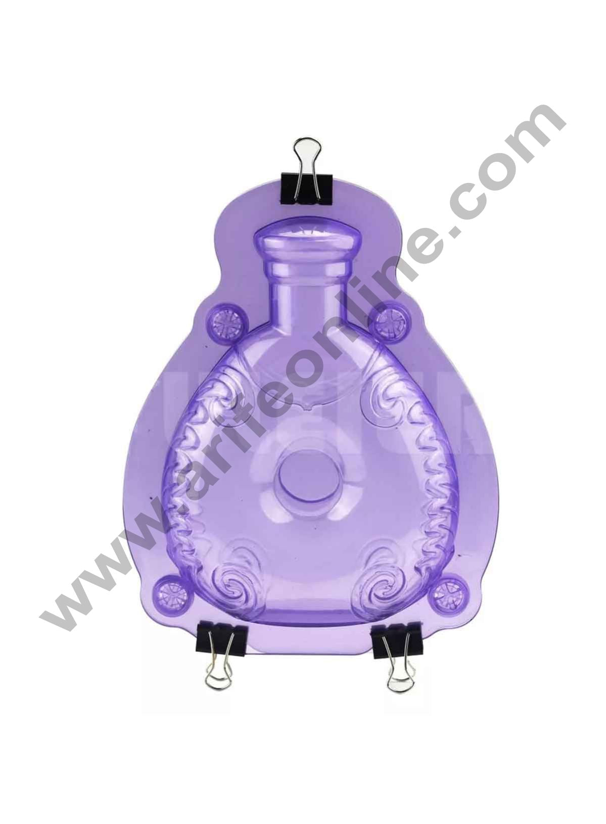 Cake Decor Polycarbonate 3D Perfume Bottle Chocolate Mold Cake Decorating Chocolate Mould Tools