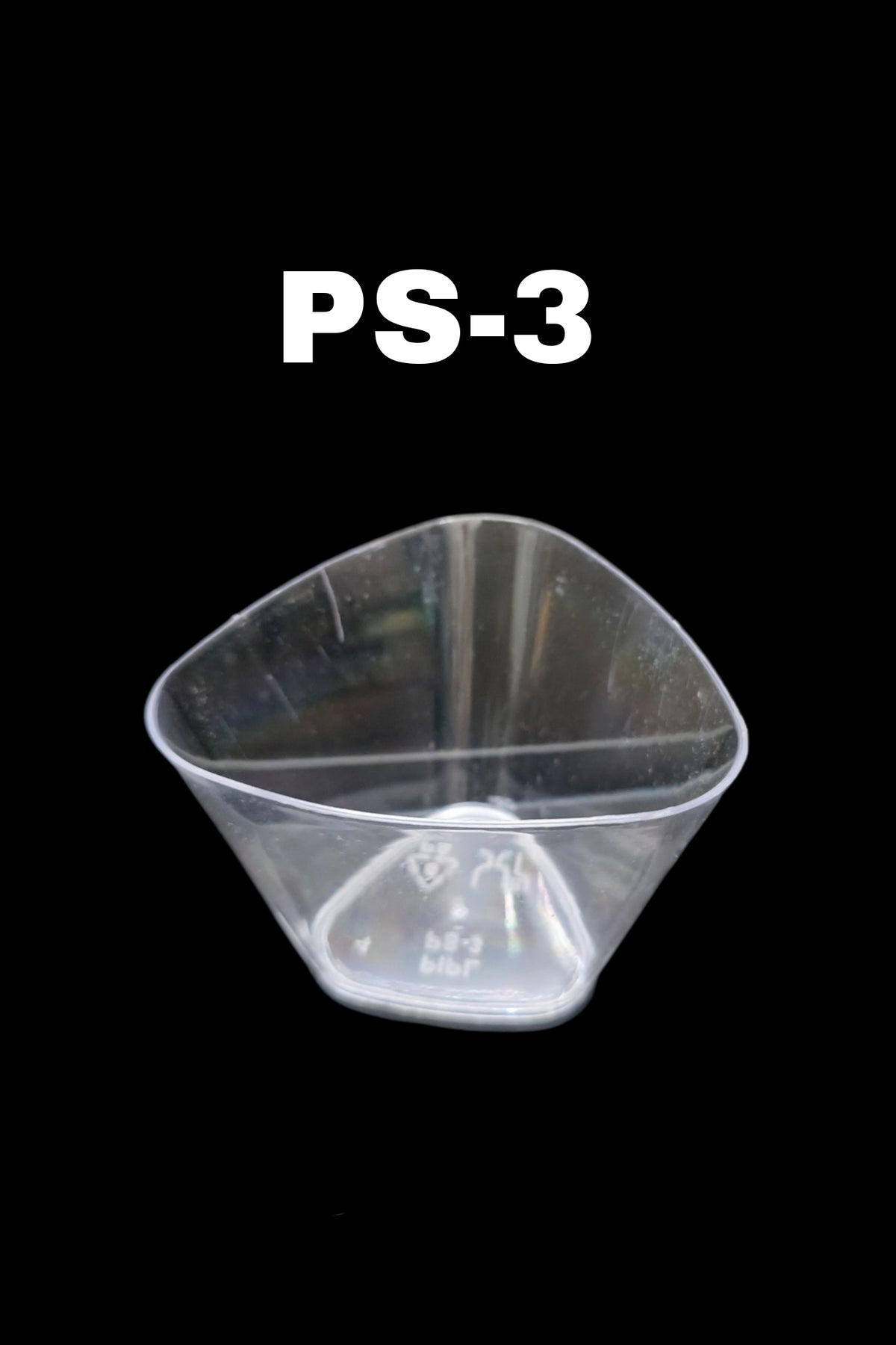 Mini Transparent Acrylic Mousse Cup Without Lid | Pudding Cup | Parfait Cup 65 ML (PS-3) (MOQ 500 PCS) (F)