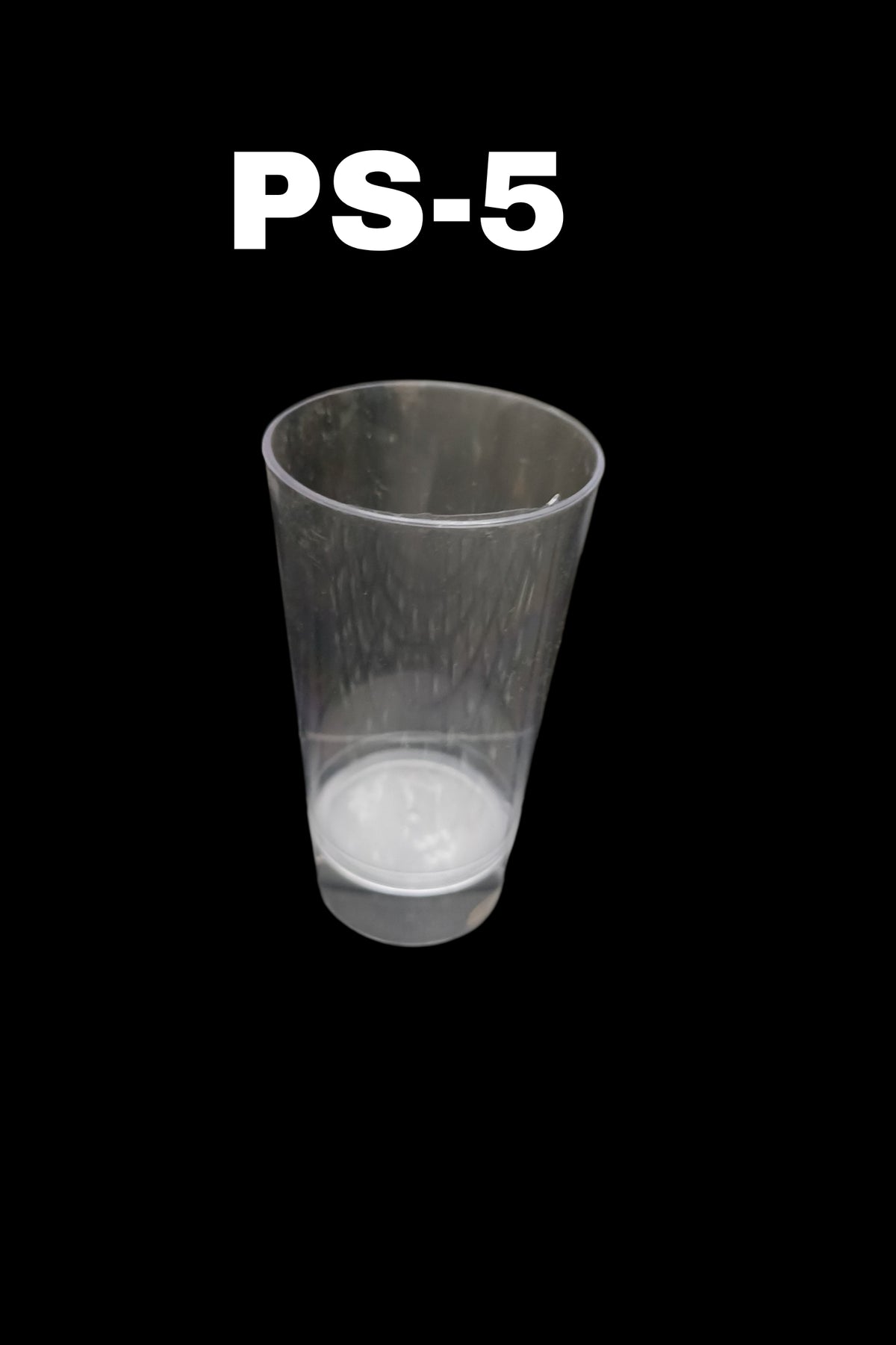 Mini Transparent Acrylic Mousse Cup Without Lid | Pudding Cup | Parfait Cup 75 ML (PS-5)(MOQ 500 PCS) (E)