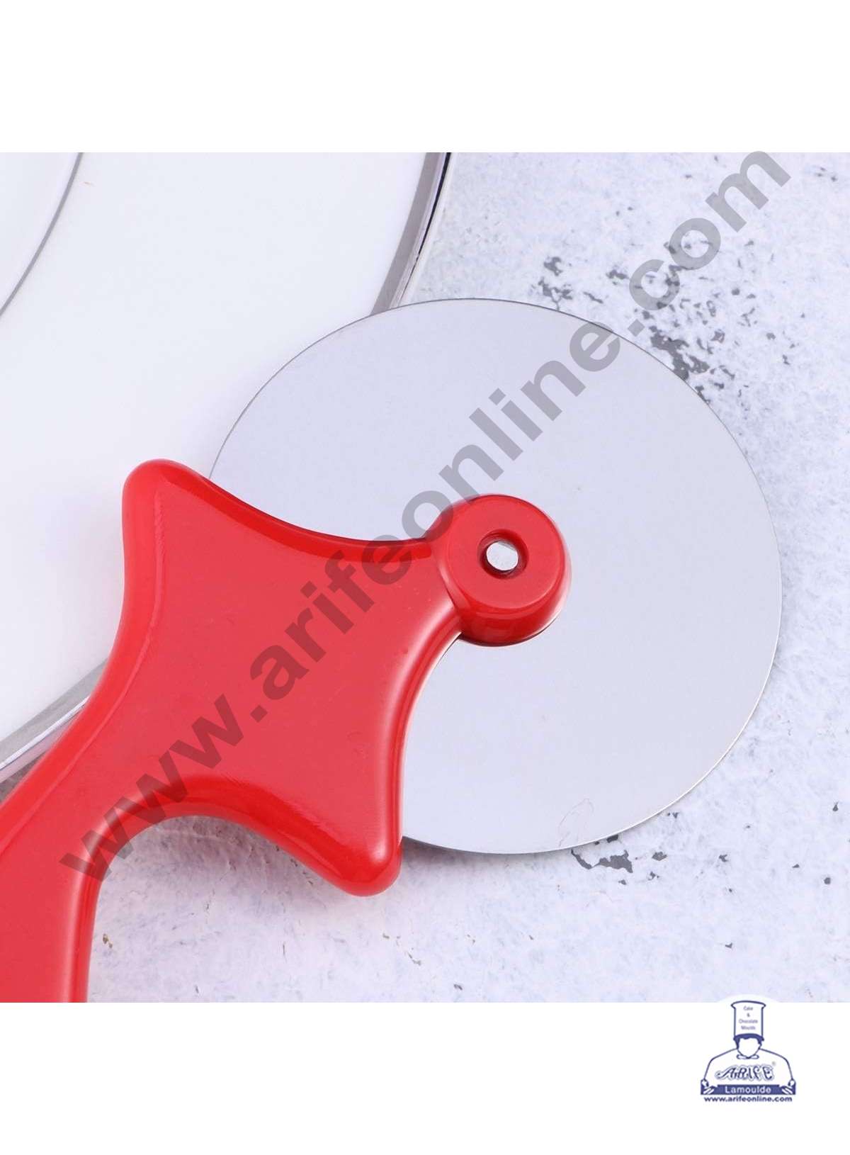 1pc Pizza Cutter Stainless Steel Blade with Plastic Handle - 6.5 cm SB-100213 (MOQ 12 PCS)  (FD)