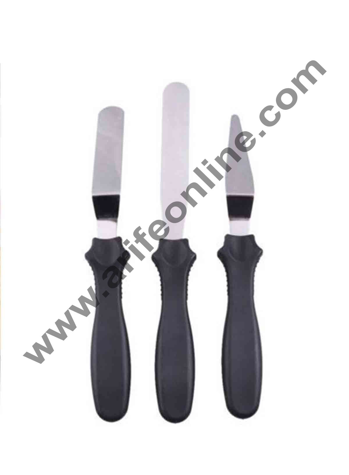 Cake Decor 3 in 1 Stainless Steel Multi-function Cake Knife Cake Spatula Palette Angular Tool