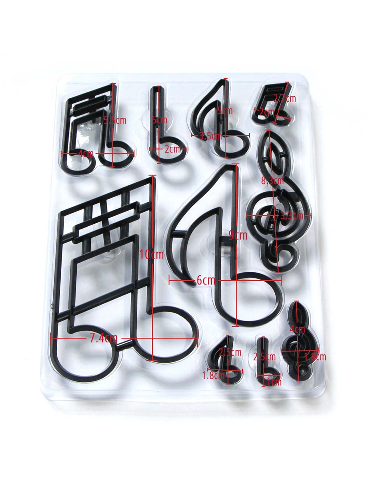 10PCS-SET-Music-Notes-Cookie-Cutter-Plastic-Sugarcraft-Fondant-Cutter-Mold-Cake-Decorating-Tools
