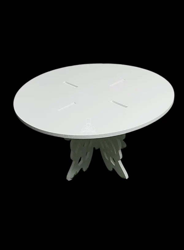 Butterfly Base Pedestal Cake Stand Set | 1 Piece Pack | (MOQ 12 PCS)