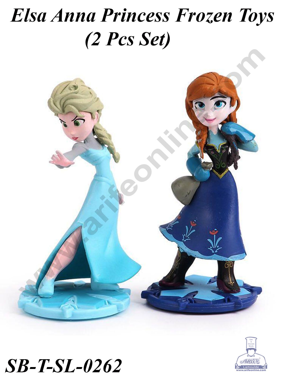 2PCS PRINCESS ANNA & ELSA  SET SBT-SL0262 (MOQ 12 PCS) (FD)