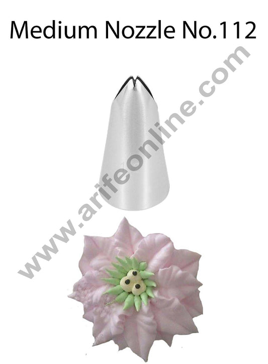 Cake Decor Medium Nozzle - No. 112 Leaf Piping Nozzle