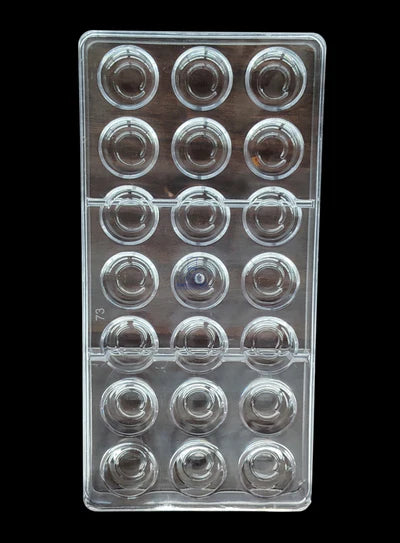 Regular Bakers 21-Cavity Small, Round, Shallow Dome With a Central Ring |SBPS-73|1 Piece| (MOQ 12 PCS) (ADD)