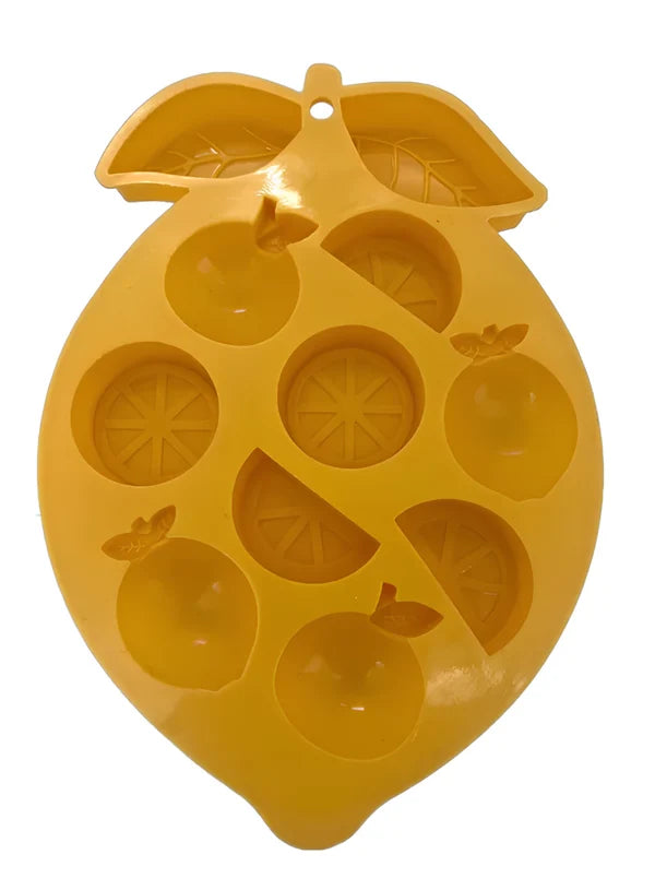 11 Cavity Citrus Fruit & Leaf Silicone Mould | Lemon, Orange, Lime Chocolate, Candy & Dessert Mould (SBSM-LBM1133) -(MOQ 12 PCS) (UD)