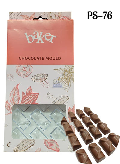 Regular Bakers 21-Cavity Polycarbonate Faceted Diamond Chocolate Mold |SBPS-76 |1 Piece| (MOQ 12 PCS) (ADD)