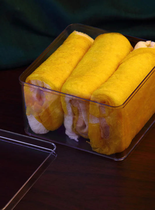 300 ml Transparent Acrylic Square Dessert Tiramisu Tub with Lid  (SB-Desserttub-Sq-300) (MOQ 500 PCS) (RA)