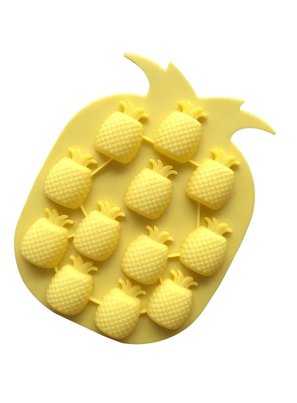 12 Cavity Pineapple Shape Silicone Mould | Pineapple Chocolate, Candy & Dessert Mould (SBSM-CK3-1033) - (MOQ 12 PCS) (EE)