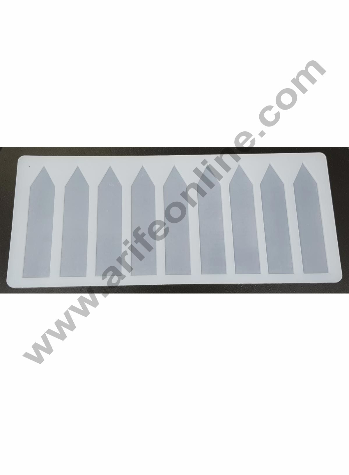 Cake Decor Silicon 9 in 1 Small Candle Shape Chocolate Garnishing Mould Cake Insert Decoration Mould