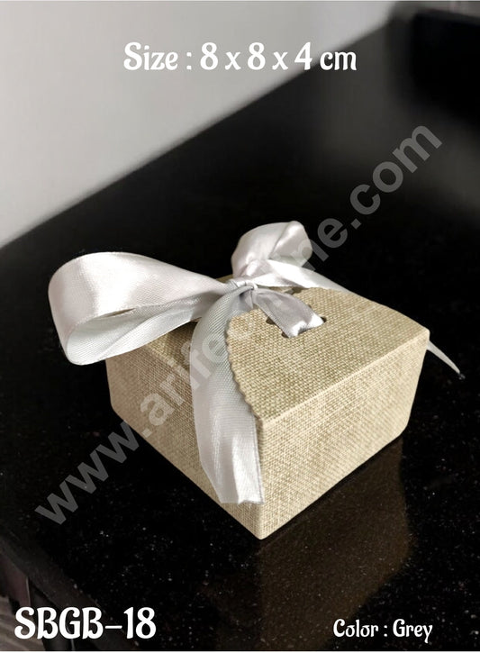 Goodie Bag For Hampers | Chocolate Box Hamper Box 10 Pcs Pack - Grey SBGB-18-Gr (MOQ 10 PACK)