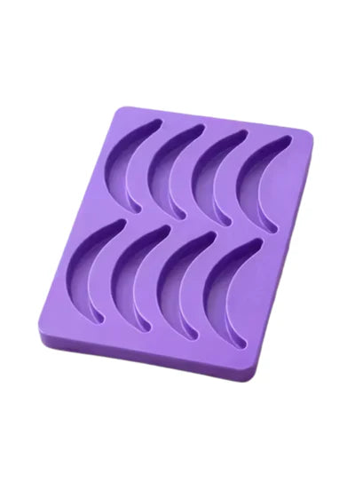 8-Cavity Banana Shape Silicone Mould – Non-Stick Flexible Mold for Chocolate, Ice Cream, Dessert Bars & Cakesicles | DIY Baking & Freezing Tray (Multicolor) (SBSM-MB-5013)  (ALD)