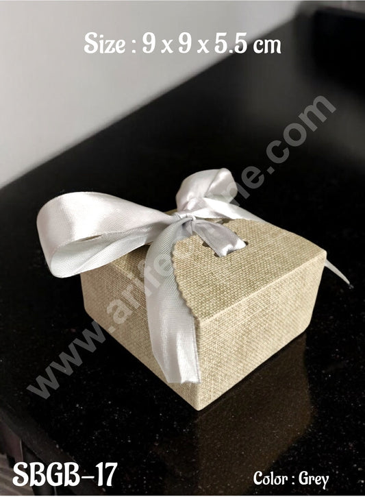 Goodie Bag For Hampers | Chocolate Box Hamper Box 10 Pcs Pack - Grey SBGB-17-Gr (MOQ 10 PACK)