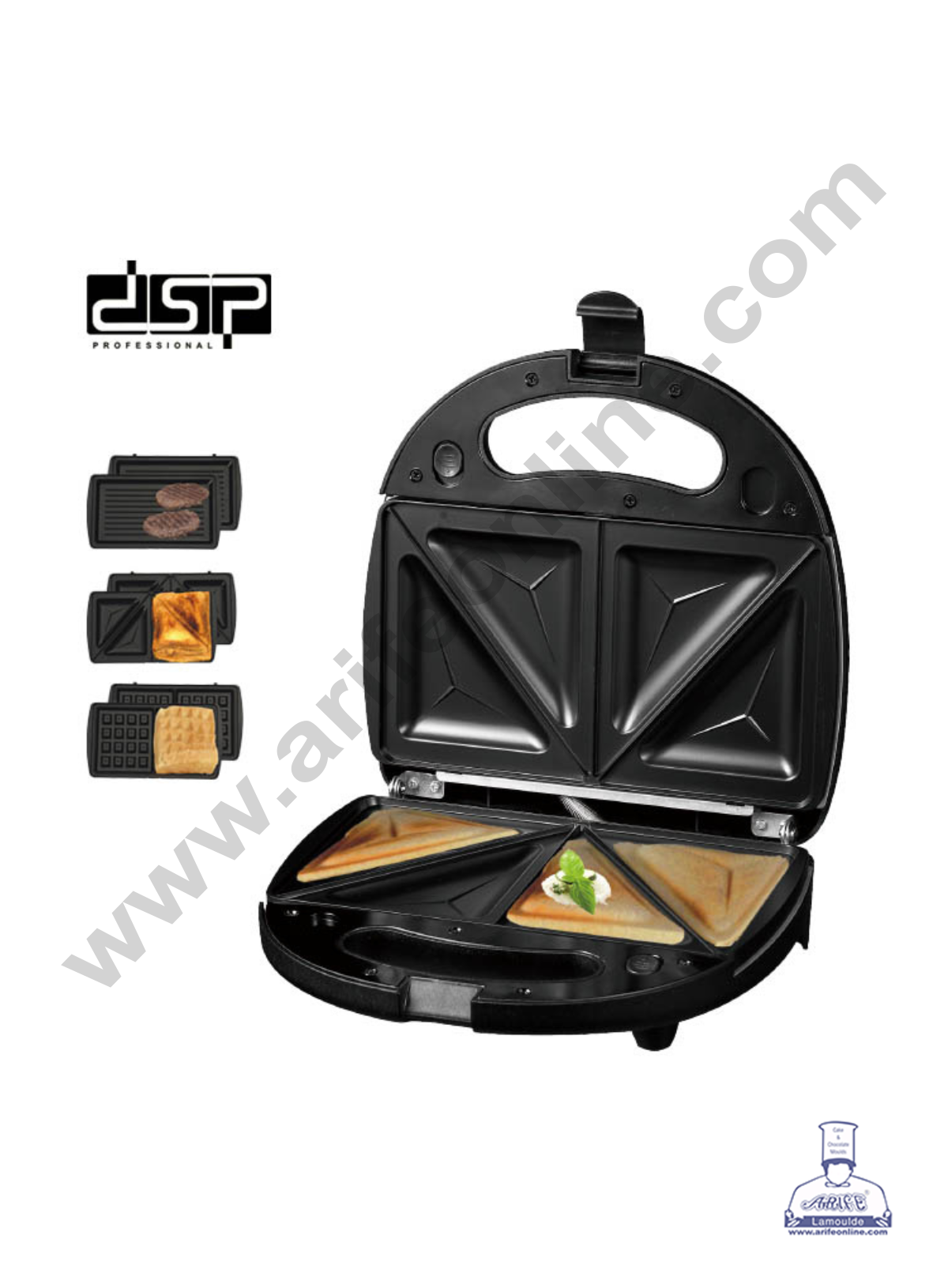 DSP 3-in-1 Sandwich Maker Model: KC1049 (SB-KC1049 ) (MOQ 10 PCS)