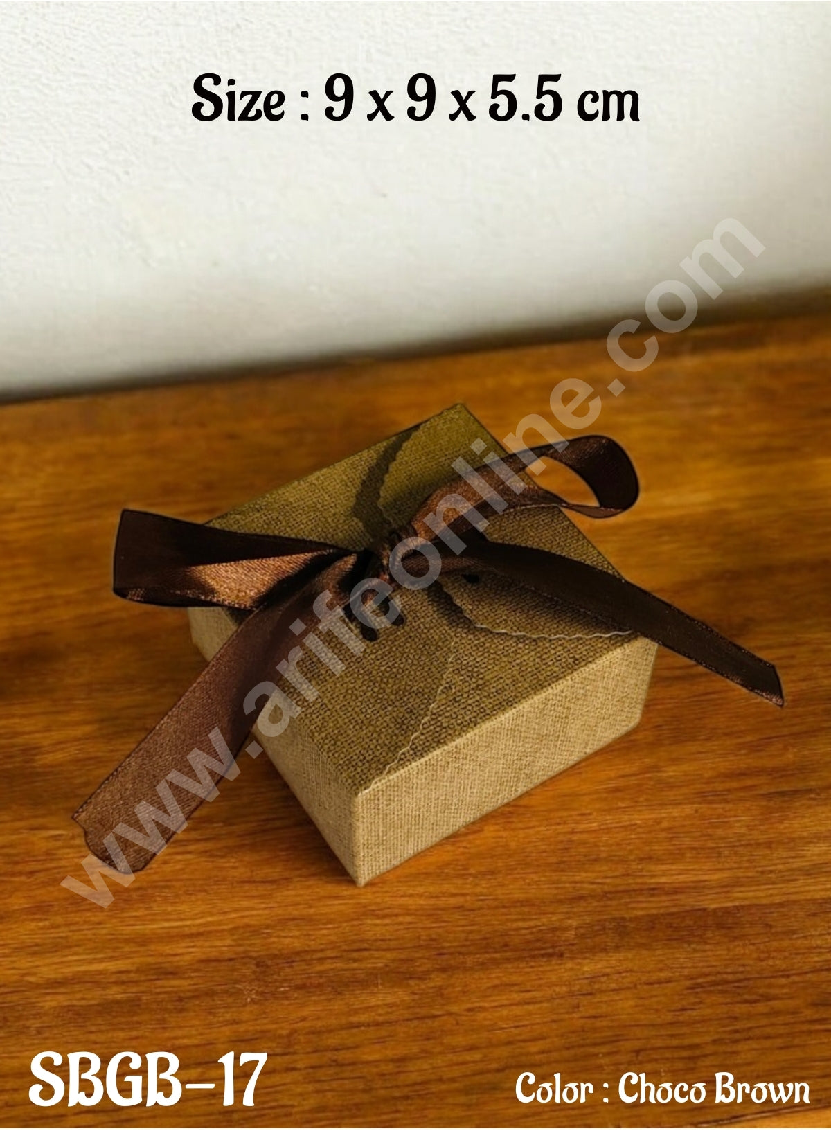 Goodie Bag For Hampers | Chocolate Box Hamper Box 10 Pcs Pack - Choco Brown SBGB-17-CBr (MOQ 10 PACK)