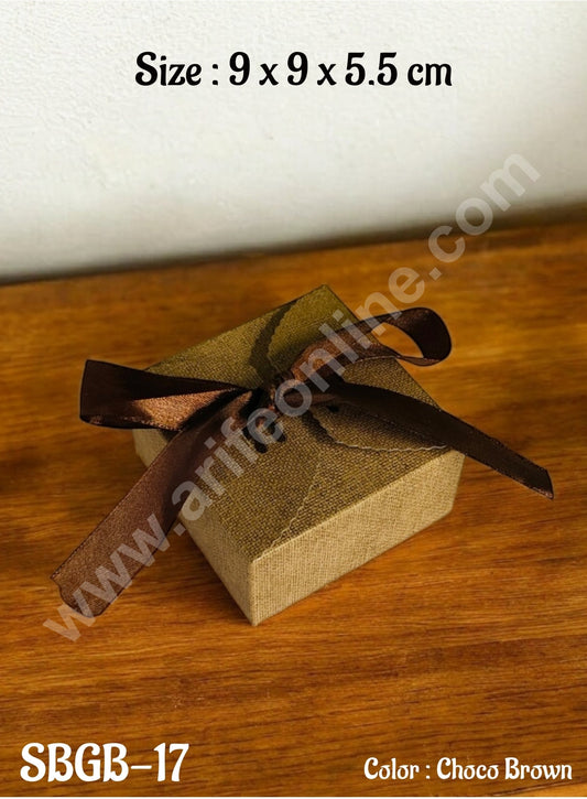 Goodie Bag For Hampers | Chocolate Box Hamper Box 10 Pcs Pack - Choco Brown SBGB-17-CBr (MOQ 10 PACK)