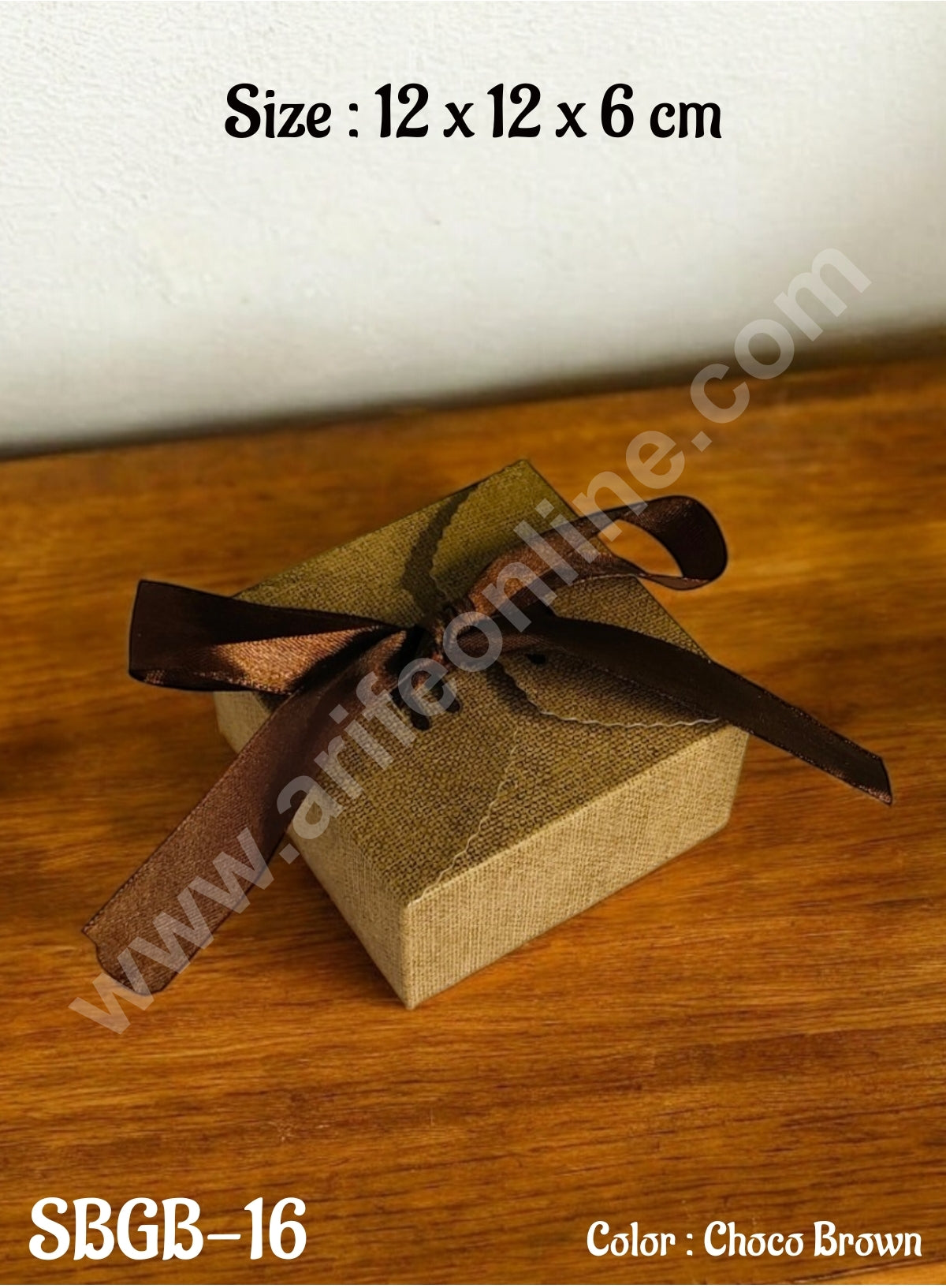 Goodie Bag For Hampers | Chocolate Box Hamper Box 10 Pcs Pack - Choco Brown SBGB-16-CBr (MOQ 10 PACK)