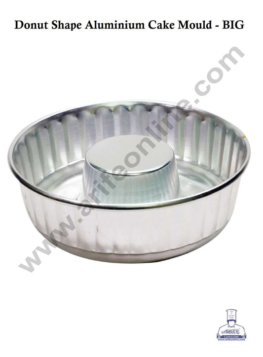 Donut Shape Aluminium Cake Mould - Big ( 19 x 6 cm )