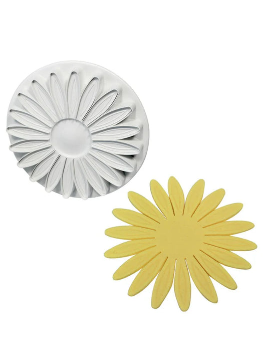 1 Piece Jumbo Veined Sunflower Plunger Cutter (Without Spring) | Gerbera & Daisy (SB-ZN617)  (MOQ 12 PCS)   (ED)