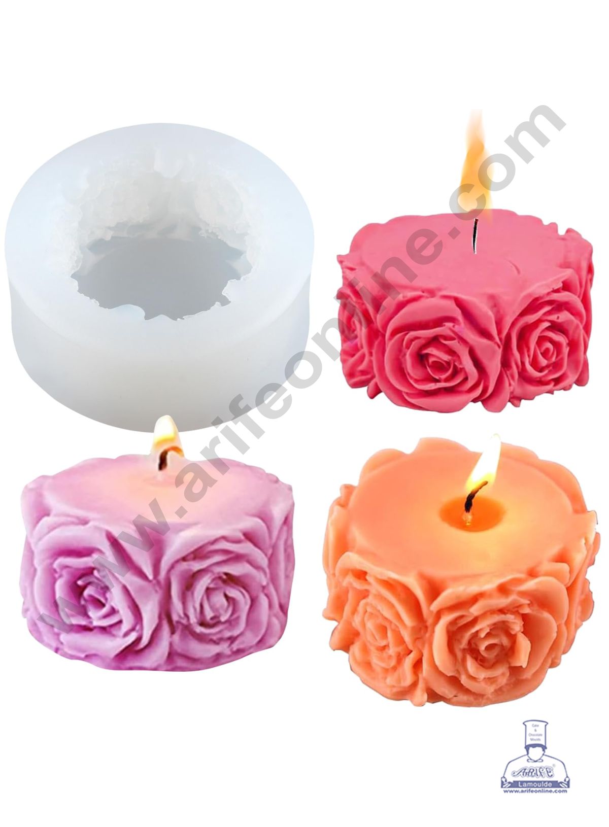 SILICON CANDLE MOULD SBSP-DYF069  (MOQ 12 PCS) (UD)