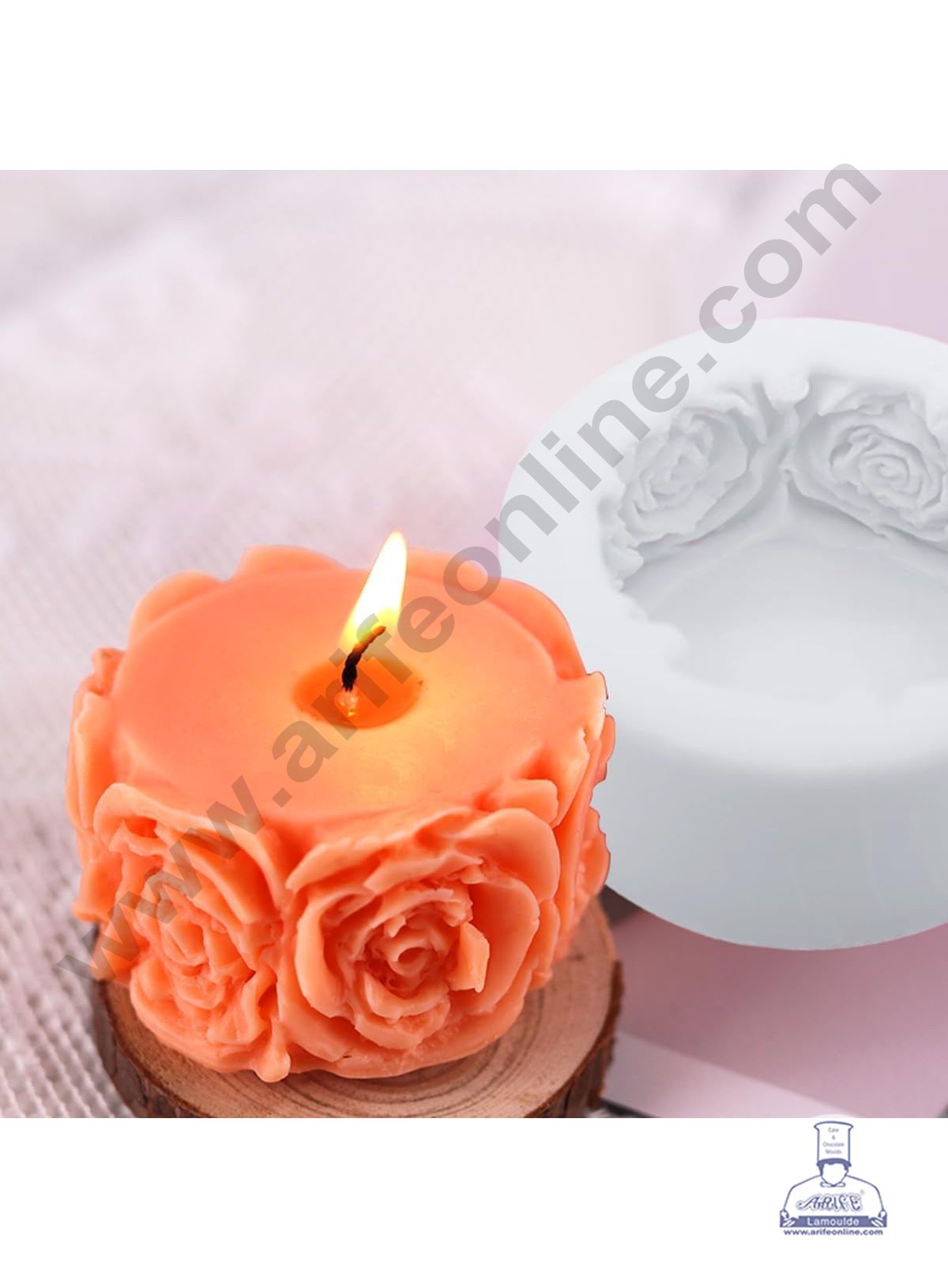 SILICON CANDLE MOULD SBSP-DYF069  (MOQ 12 PCS) (UD)