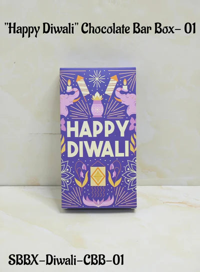 Diwali Kunafa Bar Box - Design 01 ( Pack of 10 Pcs ) (SBBX-Diwali-CBB-01)- (MOQ 12 PACK)