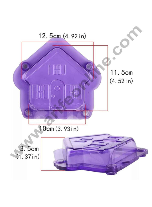 Cake Decor Polycarbonate 3D House Home Chocolate Mold Cake Decorating Chocolate Mould Tools