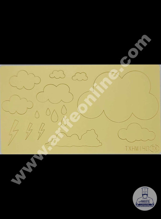 Cake Decor Cloud Shape Acrylic DIY Stamp Embossed Fondant Cake Decorating TXHMI-40
