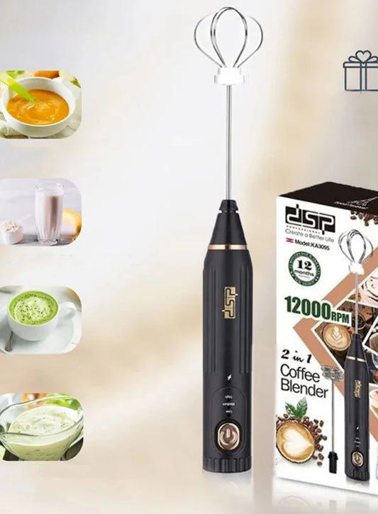 DSP 2-in-1 Coffee Blender & Milk Frother | 9000 RPM | Model KA3145 (SB-DSP-KA3145)  (MOQ 12 PCS)