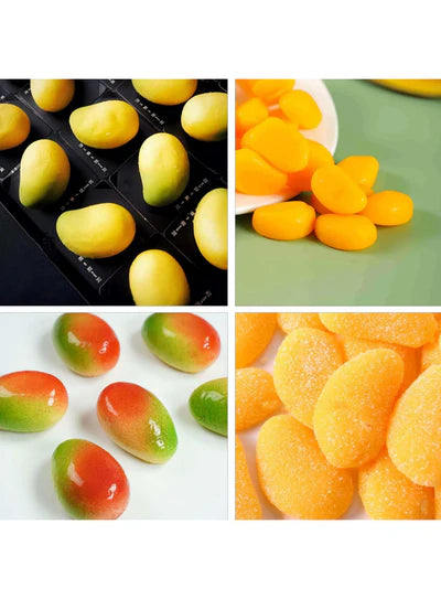 10-Cavity Mango Shaped Silicone Dessert Mould | Multi-Slot Non-Stick Flexible Mousse & Cake Mold for Entremet, Chocolate, Ice Cream & Frozen Desserts (SBSM-MB-5015)  (ARD)