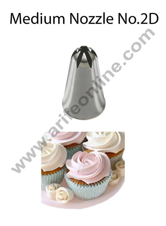 Cake Decor Medium Nozzle - No. 2C Closed Star Piping Nozzle