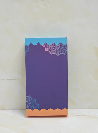 Diwali Kunafa Bar Box - Design 03 ( Pack of 10 Pcs ) (SBBX-Diwali-CBB-03)-  (MOQ 12 PACK)