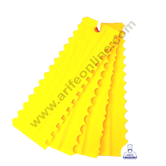Plastic Icing Comb Scraper Smoother Combo of 4 pcs (MOQ 12 PCS)