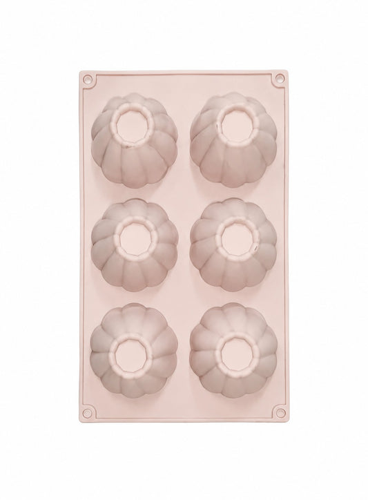 6 Cavity Mix Flower Shape Silicone Mould | Jelly & Soap Mould | Baking Mould - (MOQ 12 PCS)