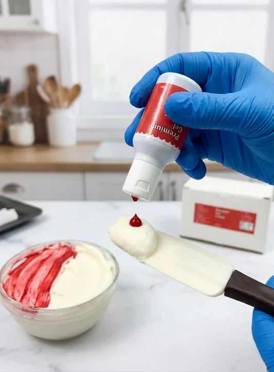7C Edible Premium Gel Color Food Colouring for Icing, Cakes Decor, Baking, Fondant Colours - Red Red   (MOQ 12 PCS)  (RA.24)