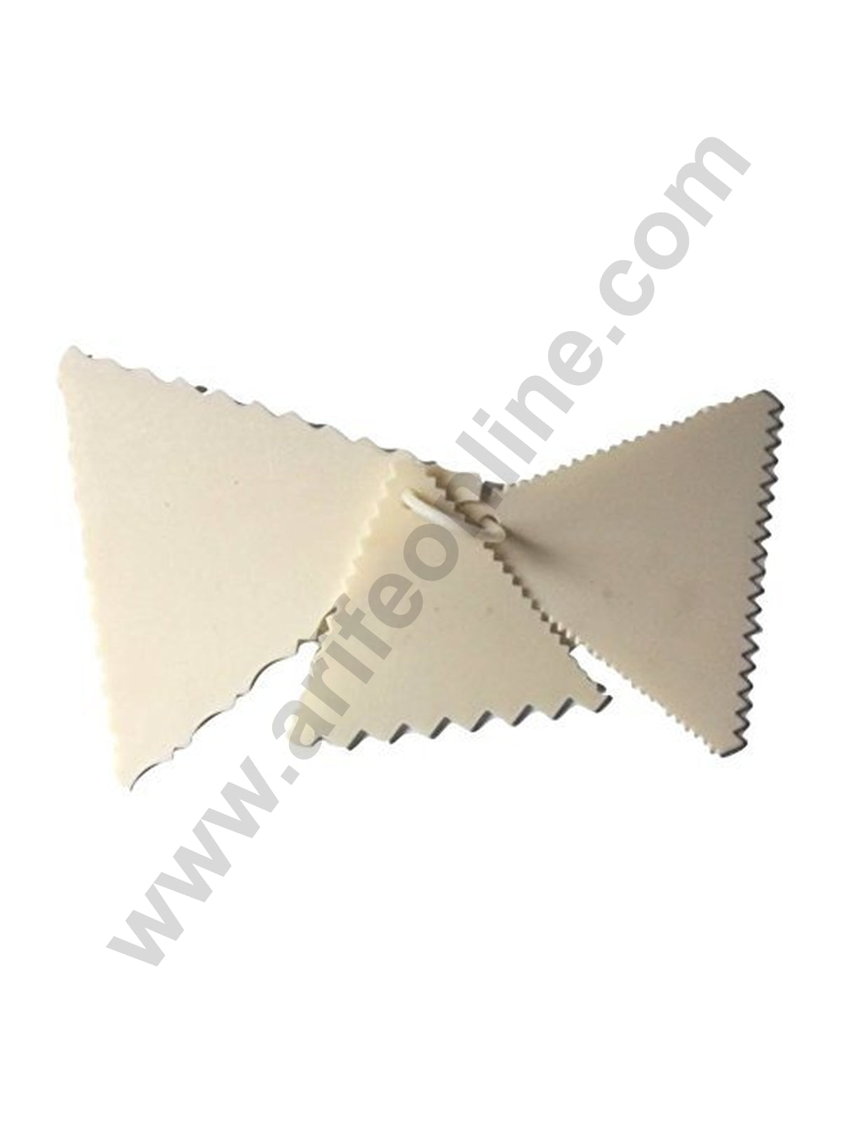 Cake Decor 3pcs/Set Plastic Triangle Sawtooth Comb Scraper Cake Cutter, Smoother Icing Fondant Cake Decorating Pastry Baking Tool